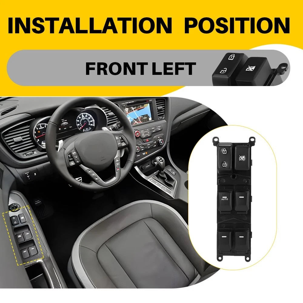 For 2012-2015 Kia Rio Front Left Driver Master Power Window Control Switch EOA 6B93BC-57