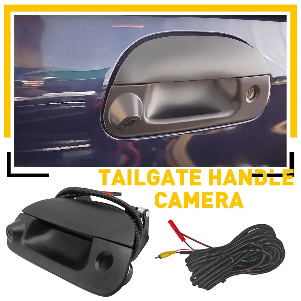 Rear View Backup Tailgate Handle Camera For 1999-2006 Ford F250 F350 F450 AUXITO AUXITO
