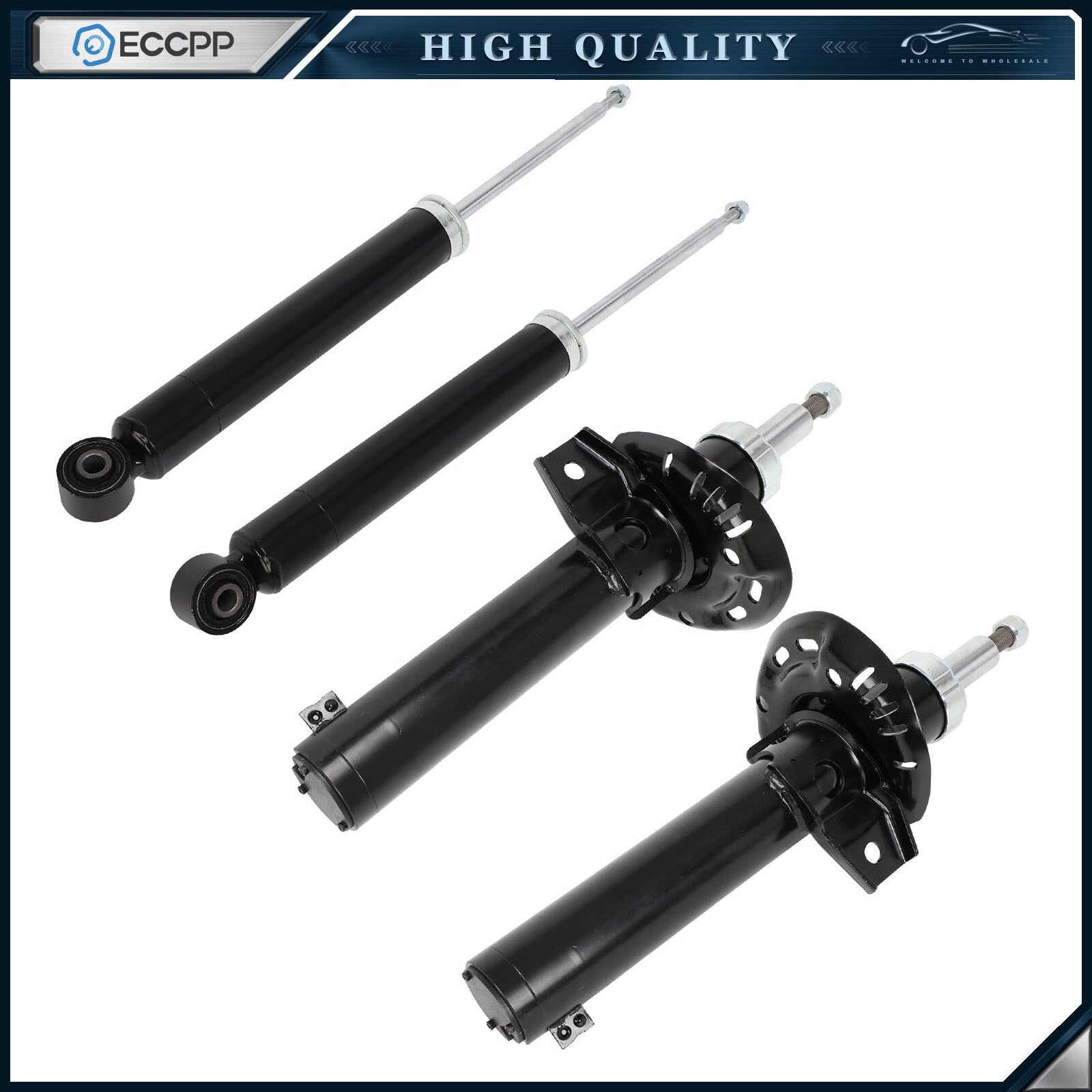 Full Set Front & Rear Shock Absorber w/MagneRide For 07-15 Audi TT TTS TTRS MKII 6B93BC-57