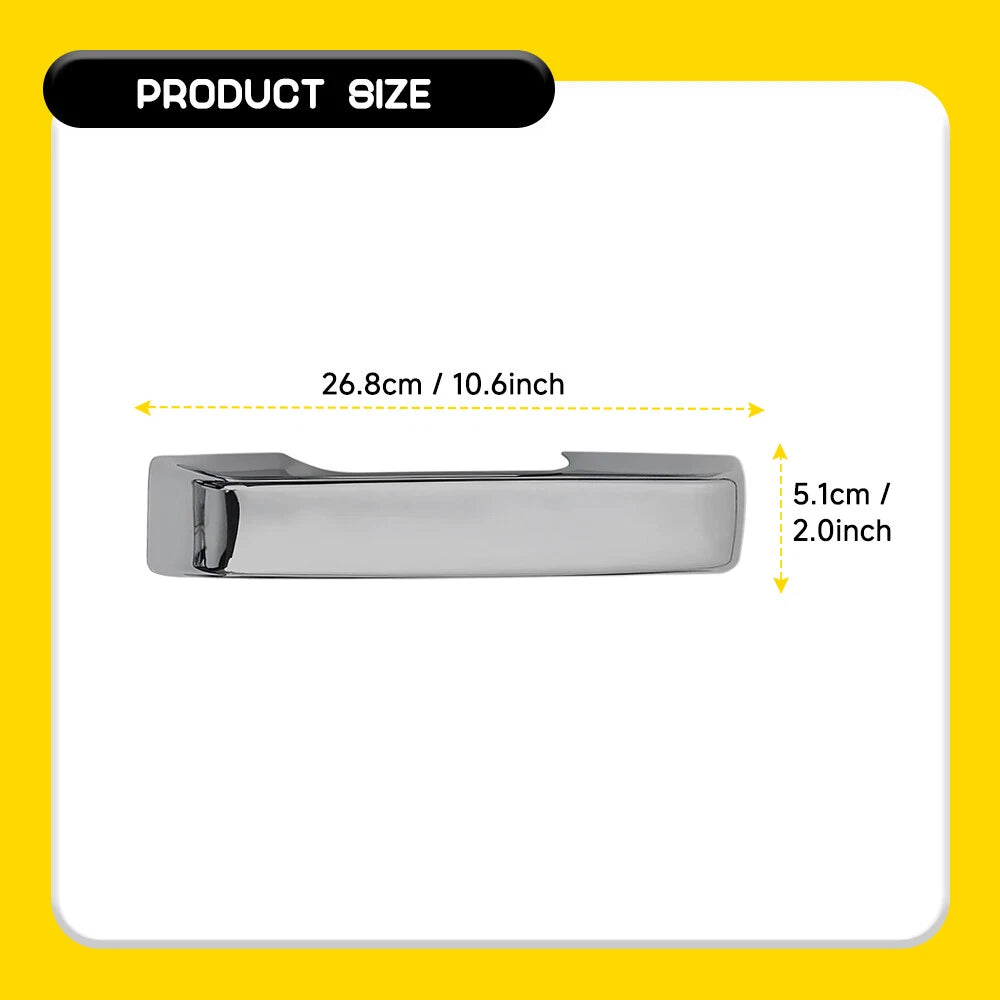 For 2021 2022 2023 2024 Ford F150 Chrome Door Handle Covers F-150 W/O Smartkey A 6B93BC-57
