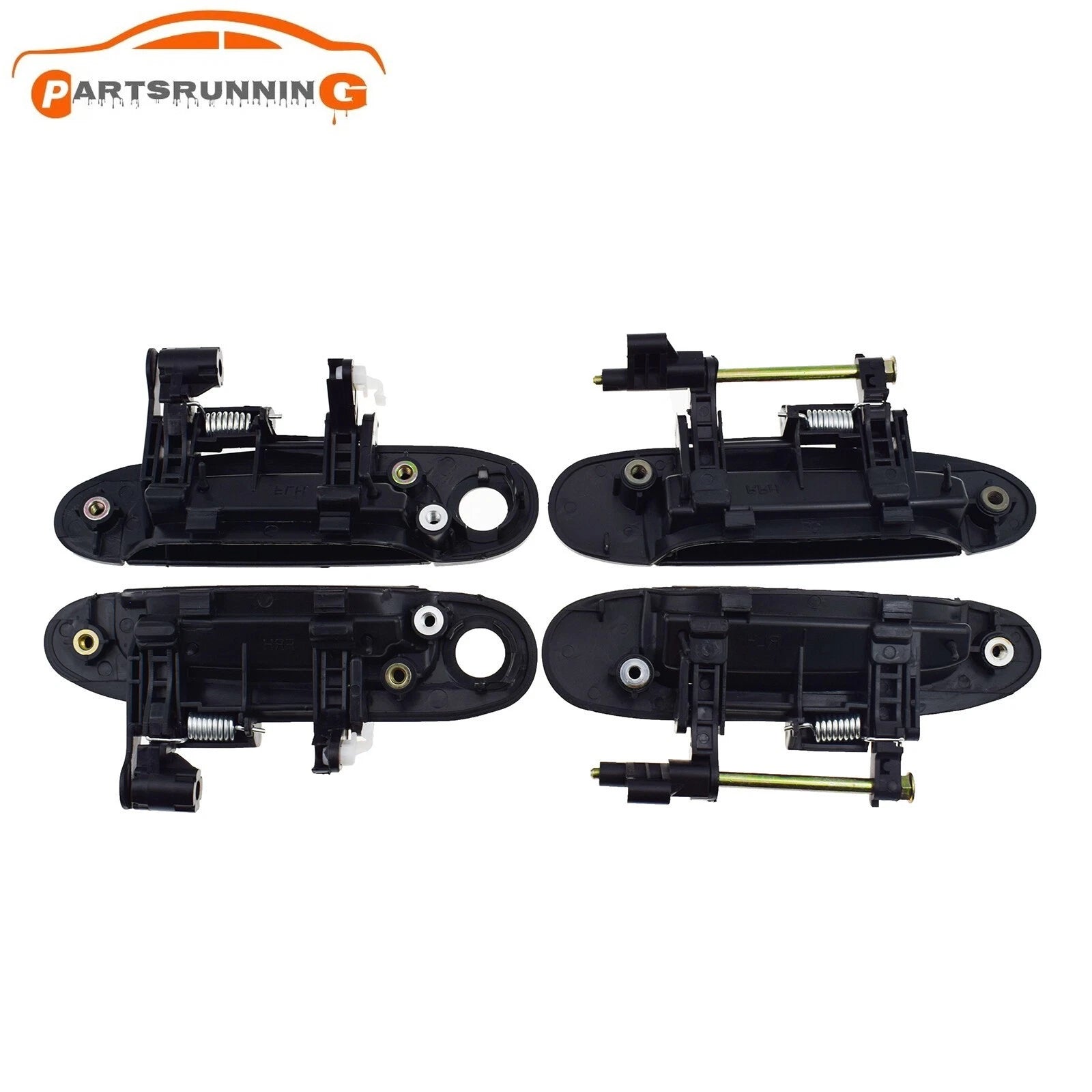 For 2000-2005 Toyota Echo Yaris Front & Rear & Left & Right Exterior Door Handle 6B93BC-57
