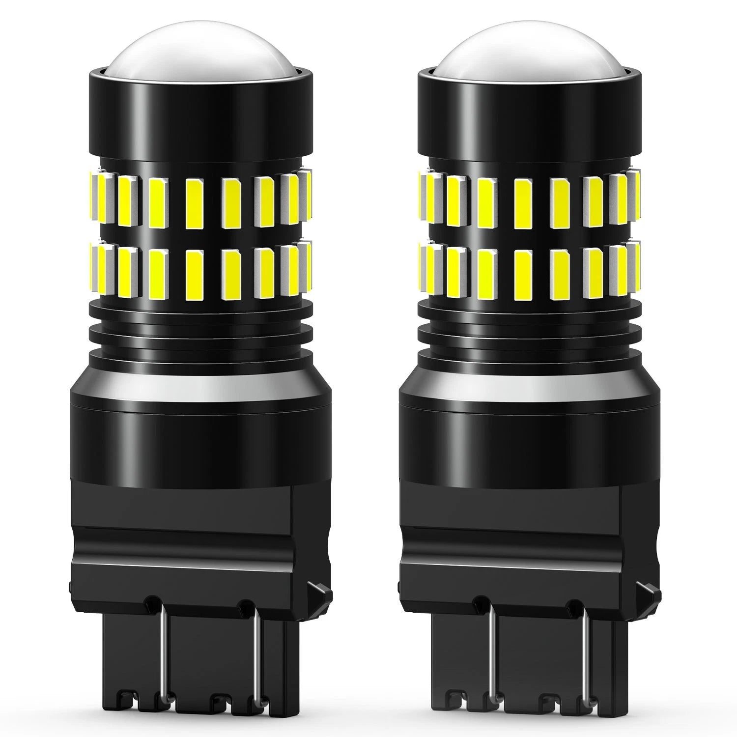 4X 3157 4157 3057 LED DRL Driving Daytime Running Light Bulbs 2400LM White 48H C 6B93BC-57