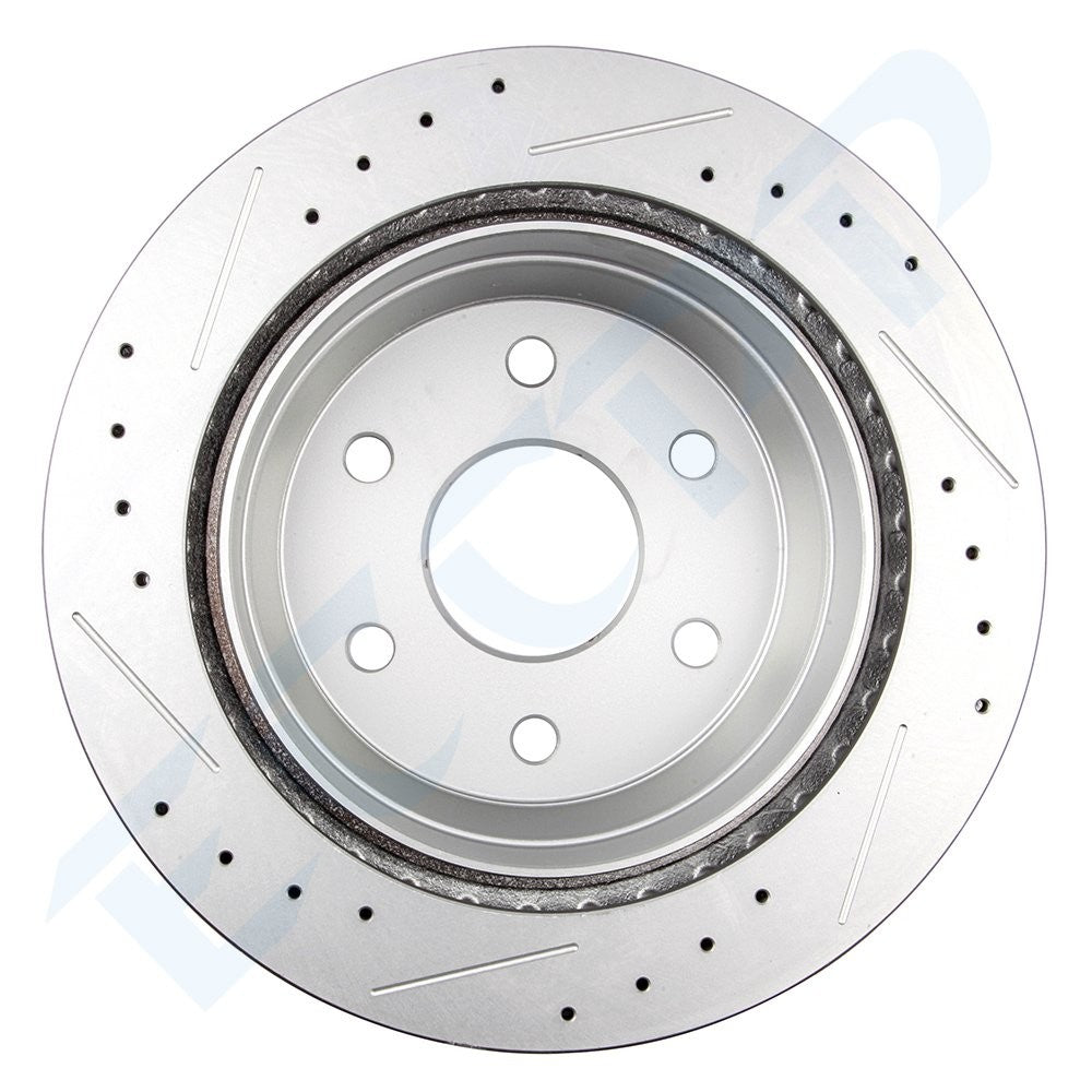 Rear Brake Rotors Pair 2 for Chevy Express 1500 Tahoe GMC Savana 1500 Yukon 4.3L 6B93BC-57