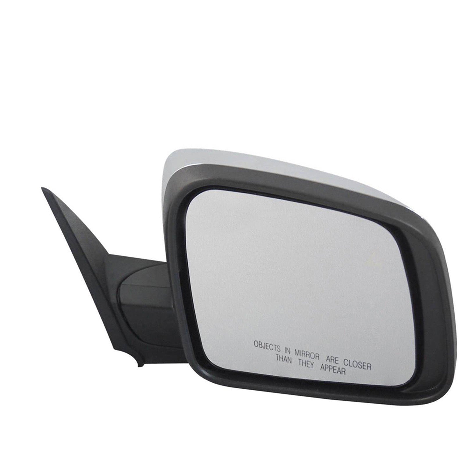 Chrome Power Mirror Passenger Side Heaeted For 14-18 DODGE DURANGO Manual Fold 6B93BC-57