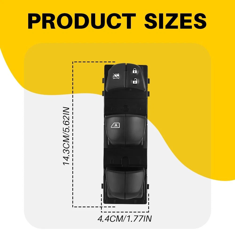 Left Master Power Window Control Switch for Nissan Sentra 2020 2021 2022 2023 EA 6B93BC-57