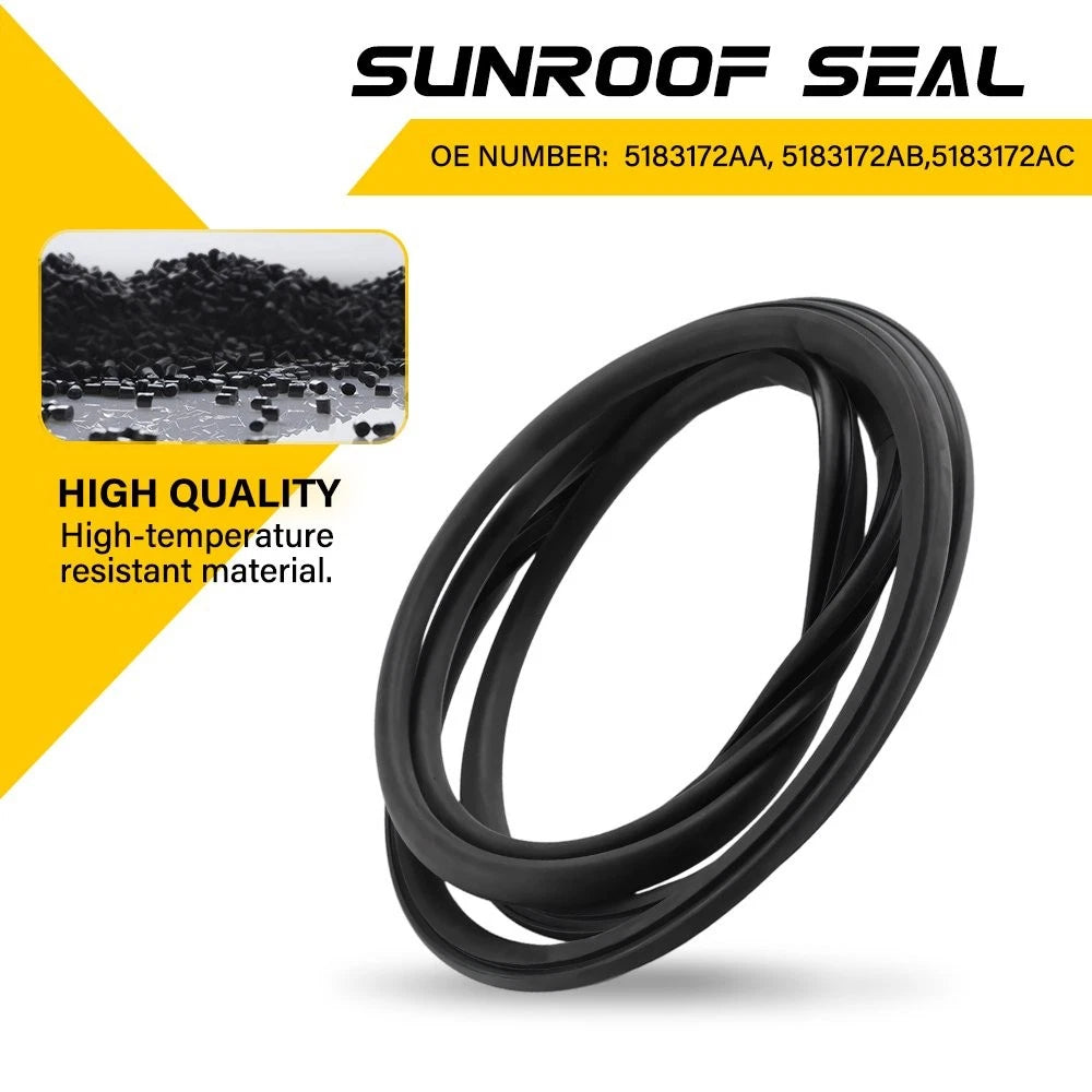 For 2008-2012 Jeep Liberty /2007-2017 Compass Sunroof Glass Weatherstrip Seal EA 6B93BC-57