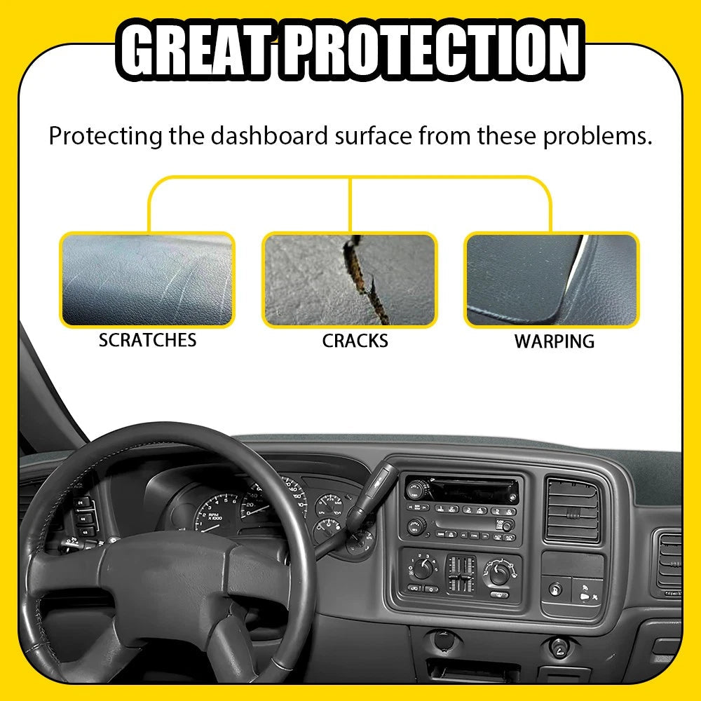 Gray Mat Dash Cover for Chevy Silverado Avalanche Tahoe Suburban Dashboard Pad A 6B93BC-57