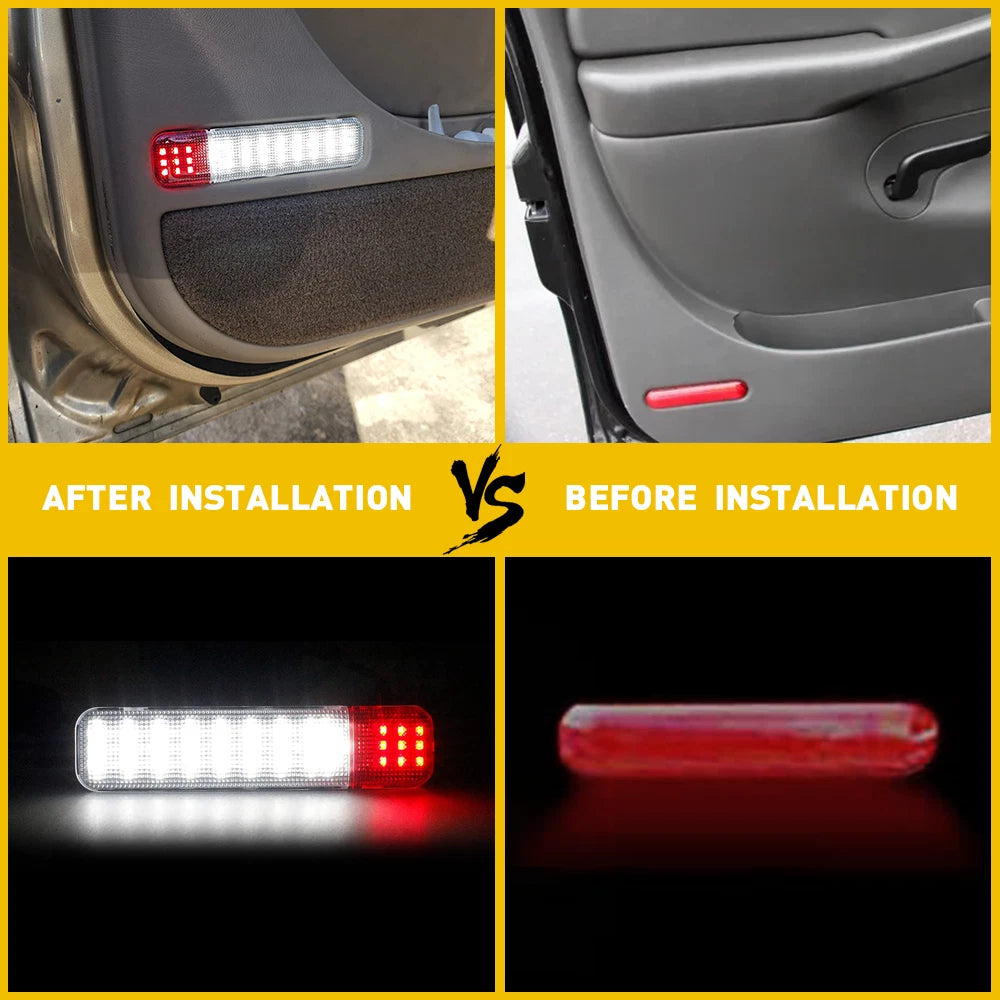 LED Door Courtesy Lights For 1995-2007 Chevy C/K Silverado Tahoe GMC Sierra EOA 6B93BC-57