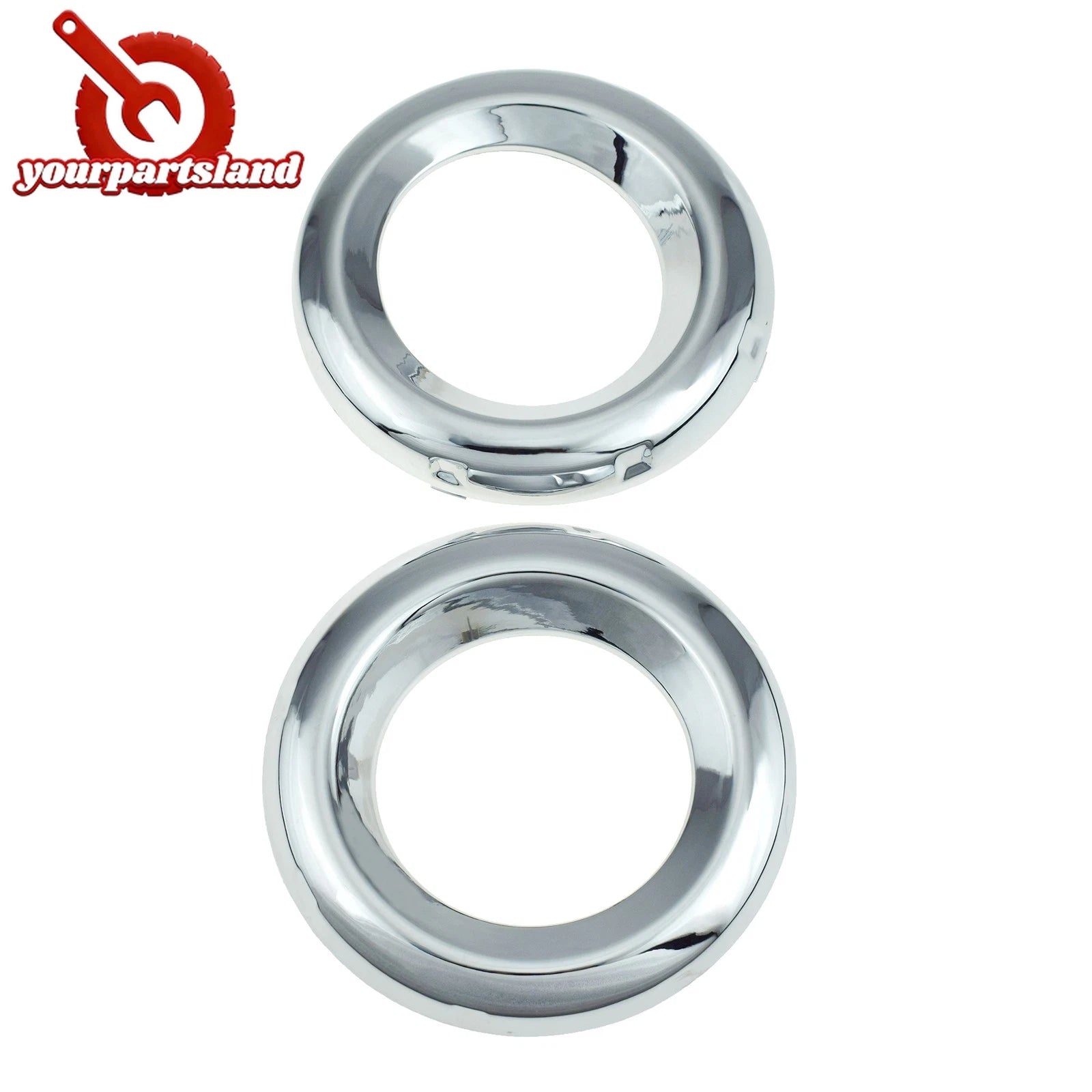 Chrome Fog Light Trim Bezel 2PCS For Toyota RAV4 2009-2012 Left Right 521280R030 6B93BC-57