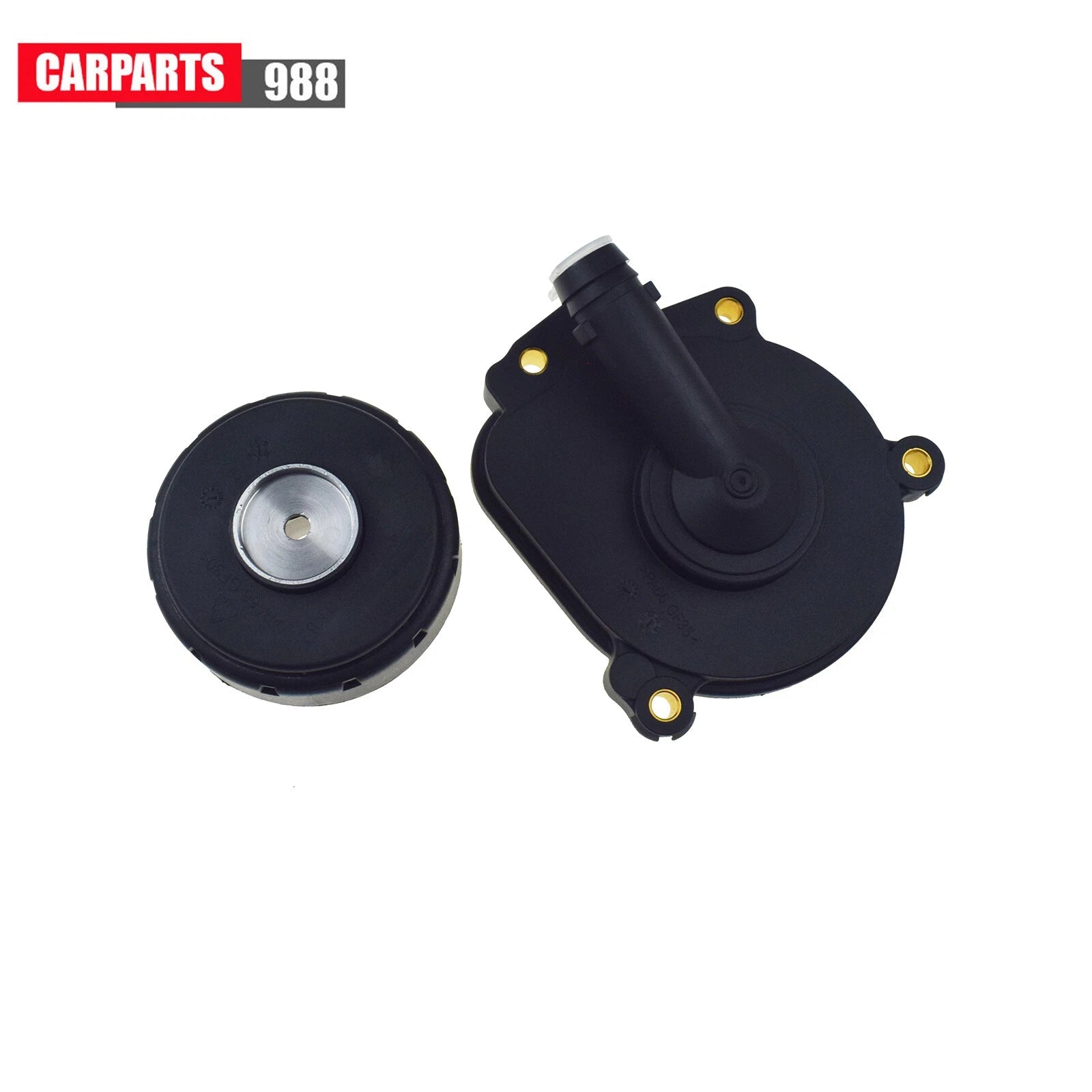 For Mercedes C230 C280 C300 Crankcase Breather Oil Drip Pan +Oil Separator Cover 6B93BC-57