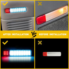 For Chevy GMC C/K 1500 2500 3500 Pickup 1997-00 LED Door Panel Courtesy Lights A 6B93BC-57