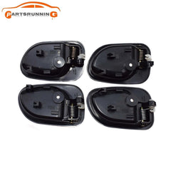 Black Front Rear Left Right Interior Door Handle For Hyundai Accent 1995-1999 6B93BC-57