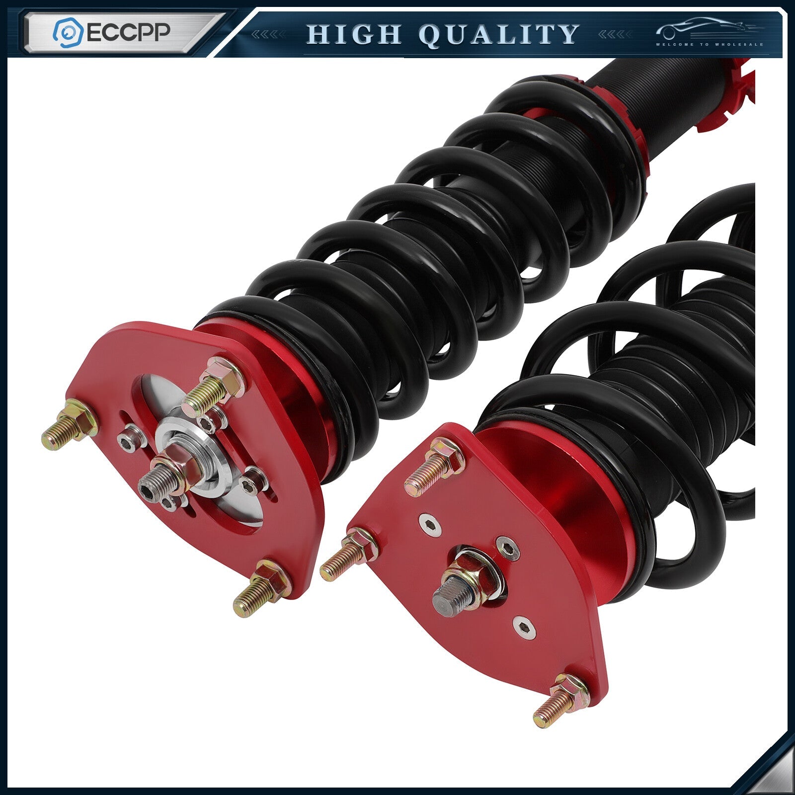 ECCPP Coilovers Shocks Adjustable Height For Toyota Camry 95-01 Strut Suspension ECCPP