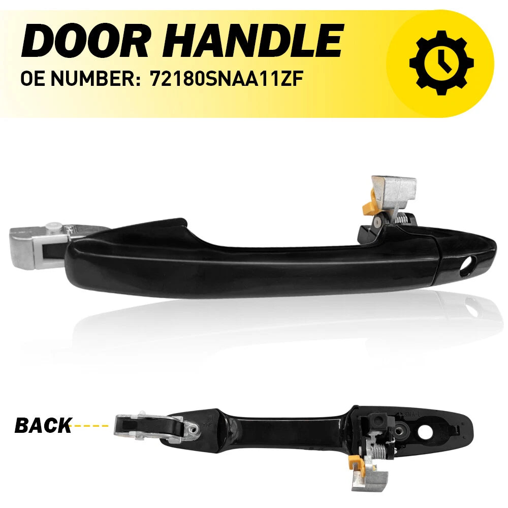 Outside Exterior Door Handle Black Front Driver Side For 2006-2011 Honda Civic A 6B93BC-57