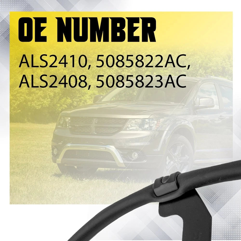 2pcs Front ABS Wheel Speed Sensor For Dodge Journey 2009-19 Chrysler 07-14 EOA 6B93BC-57
