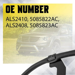 2pcs Front ABS Wheel Speed Sensor For Dodge Journey 2009-19 Chrysler 07-14 EOA 6B93BC-57