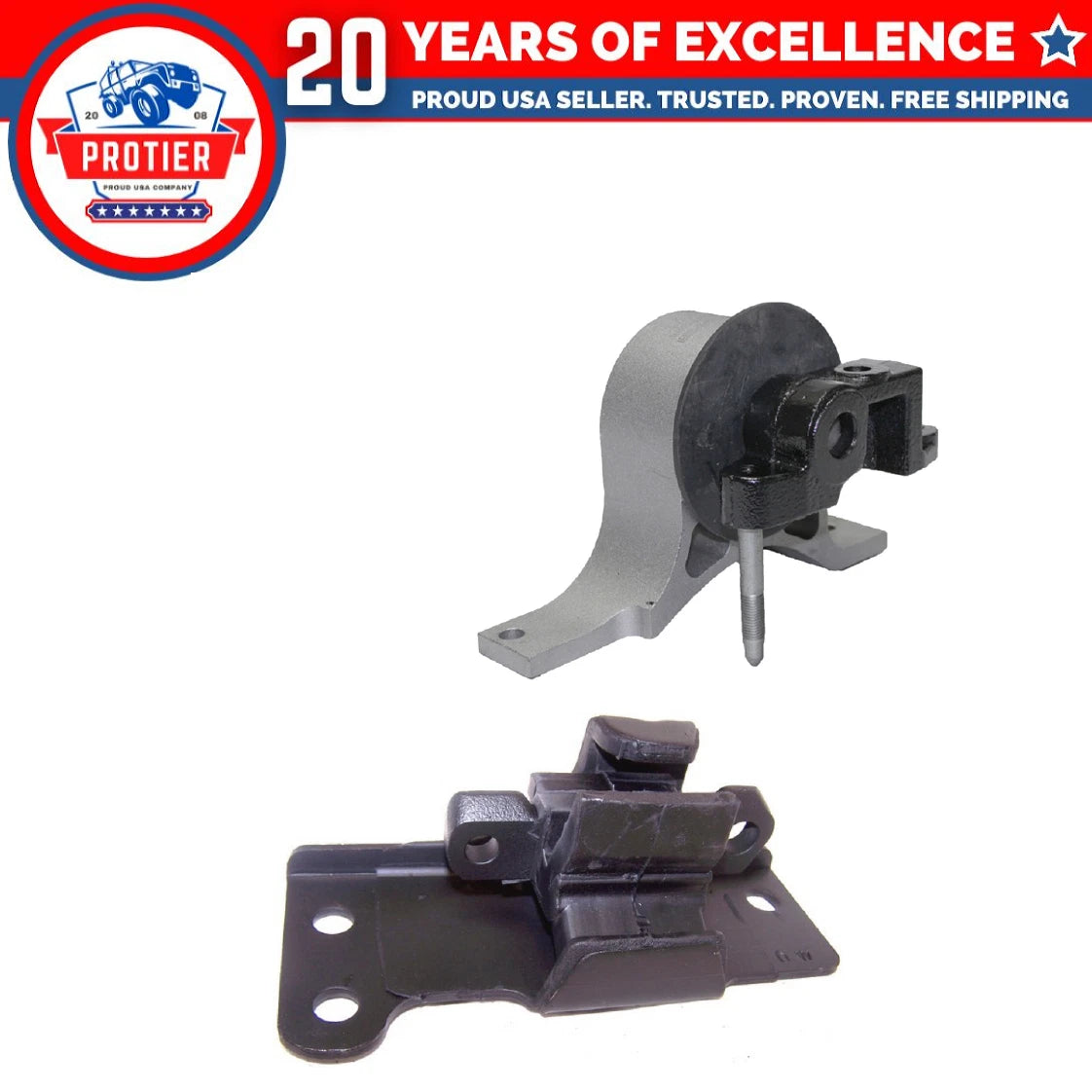 Motor & Trans Mount for 04-09 Nissan Altima/ Maxima/ Quest 3.5L for Auto 2PCS 6B93BC-57