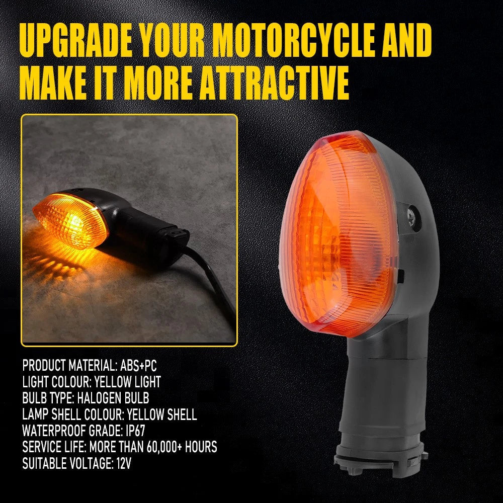 2X Front /Rear Turn Signal Amber For Yamaha YZF R3 2015-2021/YZF R1 2002-2014 EA 6B93BC-57