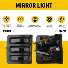 2X Dynamic LED Side Tow Mirror Light Turn Signal For 2008-16 Ford F250-F550 SD A 6B93BC-57