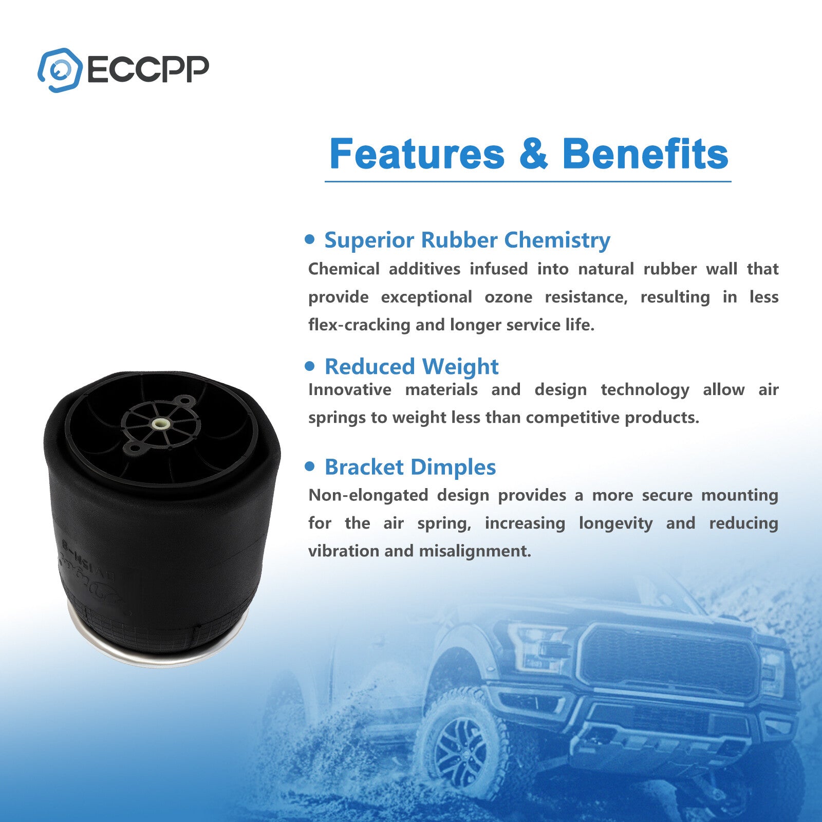 Suspension Air Spring W01-358-8864 For Peterbilt Peterbilt C81-1011 6B93BC-57