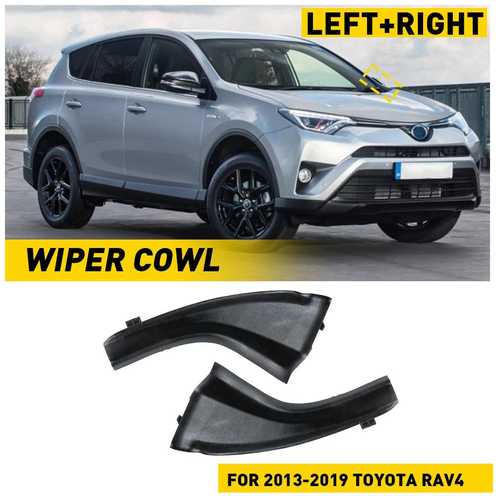 2X Front Window Wiper Side Cowl Extension Cover For Toyota RAV4 2013-2018 EOA 6B93BC-57