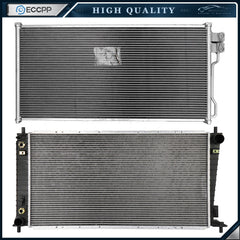 Aluminum Radiator & AC Condenser Cooling Kit For 2004-2006 Ford Expedition 6B93BC-57