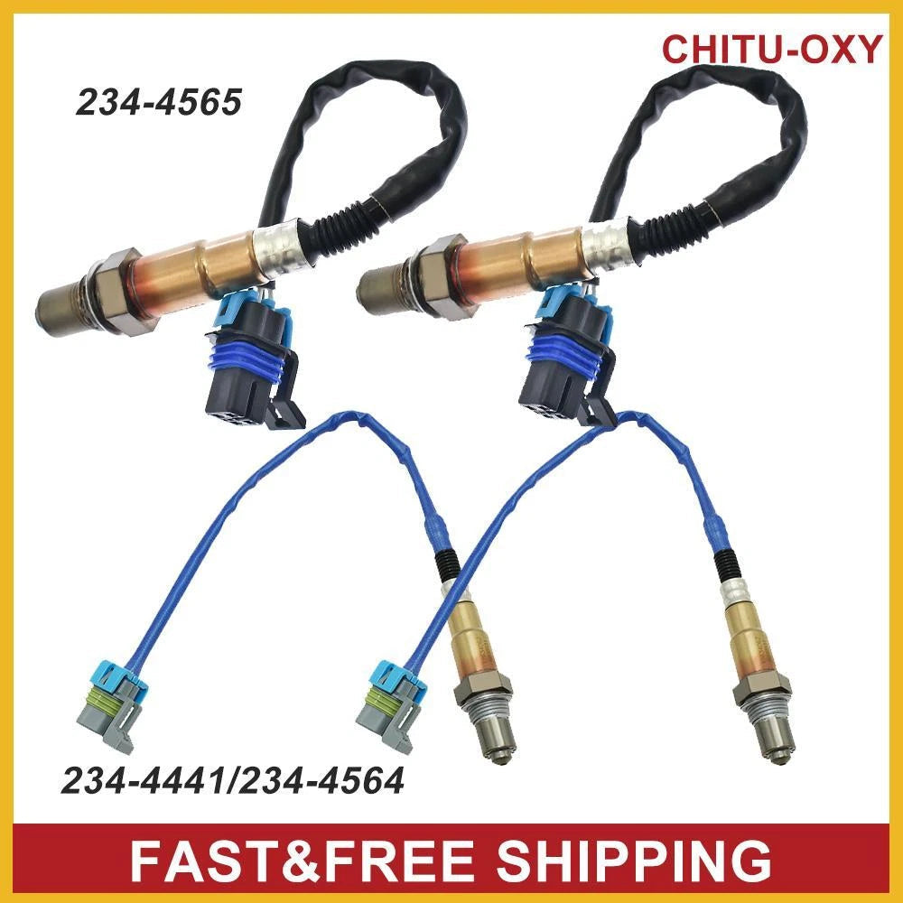 4x Up&DownstreamOxygen O2 Sensor For 10-12 Chevy Camaro V6 3.6L Cadillac ATS CTS 6B93BC-57