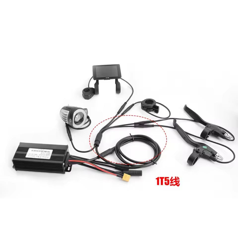 Electric Bike 1T2/1T4/1T5 Julet E-bike Waterproof Cable Controller Light Cable 6B93BC-57