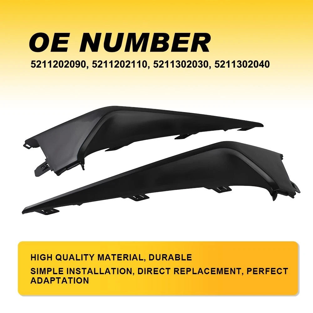 Left&Right Lower Front Molding Bumper Grill Trim for 20-22 Toyota Corolla SE XSE 6B93BC-57