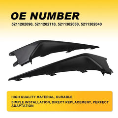 Left&Right Lower Front Molding Bumper Grill Trim for 20-22 Toyota Corolla SE XSE 6B93BC-57