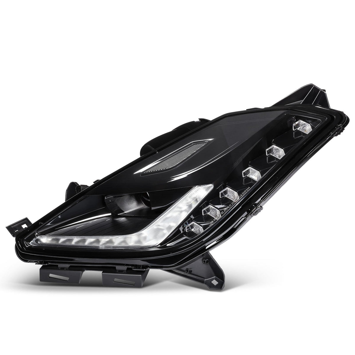 Left Side LED Headlight Assembly For 2014-2019 Chevrolet Corvette 6.2L Black 6B93BC-57