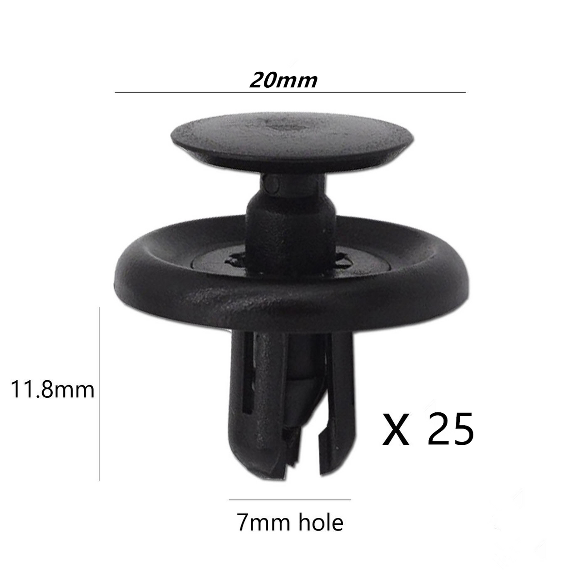 25x Plastic Push Clips Hood Engine Under Cover Fit LEXUS ES300 ES350 Toyota RAV4