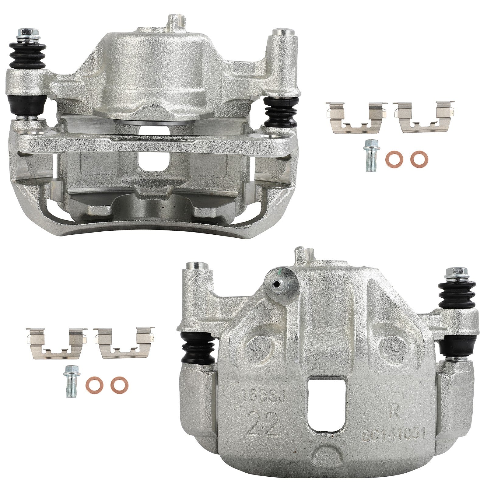 Front Brake Calipers 2Pcs For 2000-2005 Hyundai Accent 1990-1994 Hyundai Excel 6B93BC-57