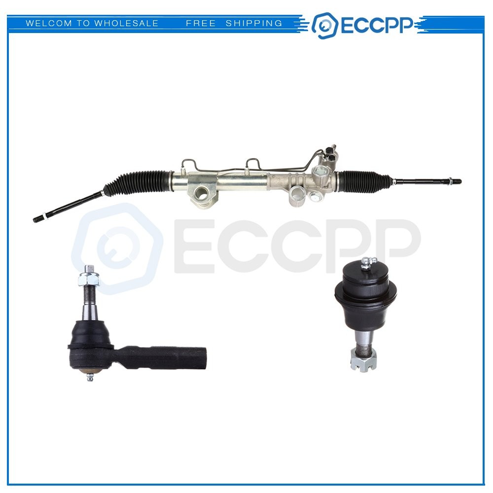 ECCPP 3Pc Comp Power Steering Rack And Pinion Suspension For Dodge Ram 1500 4X4 ECCPP