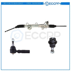 ECCPP 3Pc Comp Power Steering Rack And Pinion Suspension For Dodge Ram 1500 4X4 ECCPP