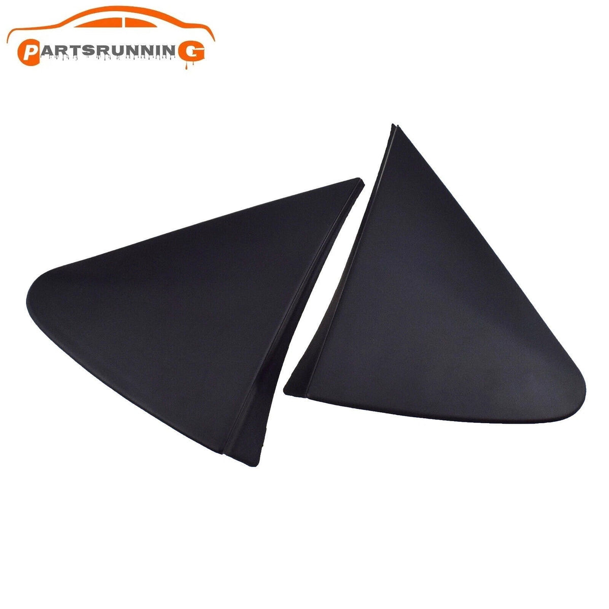 Right & Left Side Mirror Corner Cover Trim For Toyota Yaris Hatchback 2008-2011