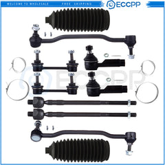 10x Fits 2002-2008 Nissan Altima Maxima Front Tie Rod Ends Rear Sway Bar Links 6B93BC-57