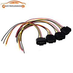 4PCS Ignition Coil Plugs Wiring Connector Pig Tail Set for Audi VW 1.8T 2.0T 6B93BC-57