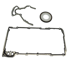 Oil Pan Gasket & Rear Main Seal + Rear Crankshaft Seal For Cadillac Chevy GMC 6B93BC-57