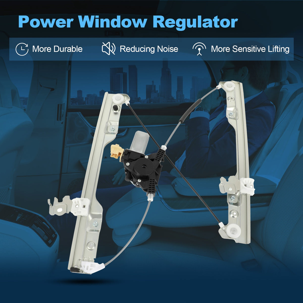 For 2008-2015 Nissan Rogue Front Driver Left Side Window Regulator w/o Motor
