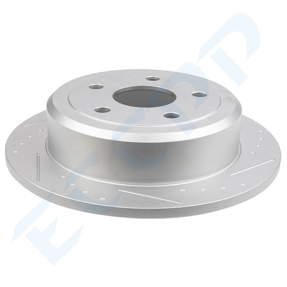 Rear Brake Rotors Disc For Jeep Wrangler 2007 2008 2009 2010 2011 2012 2013-2018 6B93BC-57