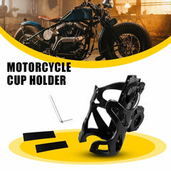 Motorcycle Adjustable Handlebar Cup Holder Mount Drink Water Bottle for ATV Bike 6B93BC-57