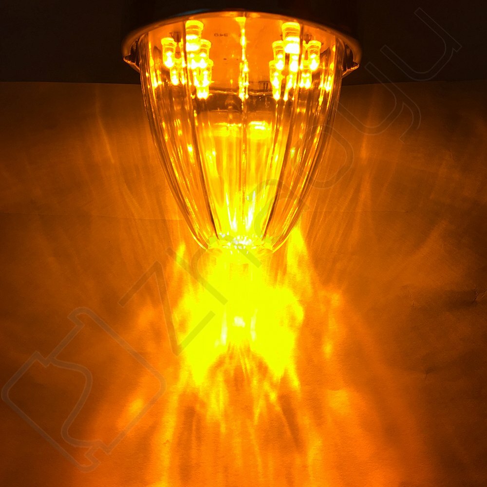 5X 10.25" 17Diodes Amber Led Torpedo Cab Marker Lights for Peterbilt semi Truck 6B93BC-57
