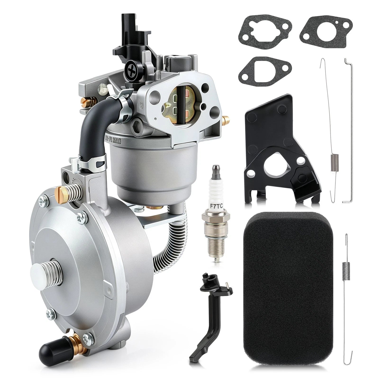 170F Dual Fuel Carburetor GX200 LPG Conversion Kit for Generator Propane US 6B93BC-57