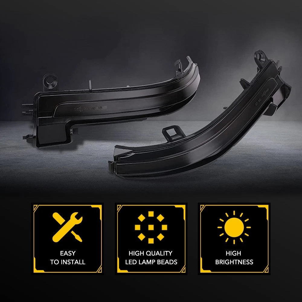 Smoked Turn Signal Lamp LED Side Mirror Light For BMW 4 3 2 1 Series F30 F35 F80 6B93BC-57