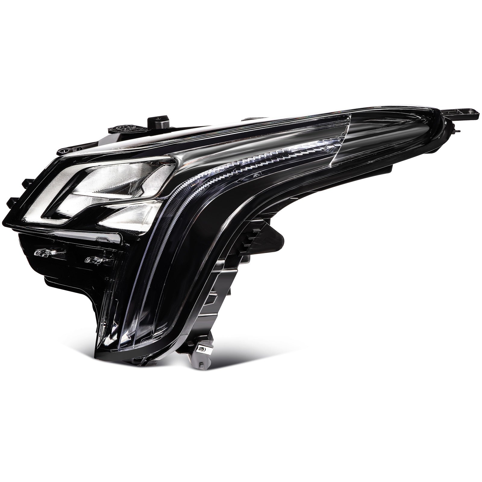 Left Side Full LED Headlight Assembly For 2018-2019 Cadillac XTS 3.6L Black 6B93BC-57