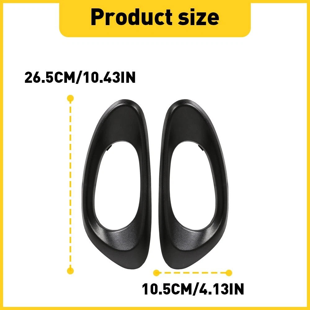 FOR 02-09 Chevy Trailblazer Set Front Inside Handle Door Trim Bezel Textured EOA 6B93BC-57