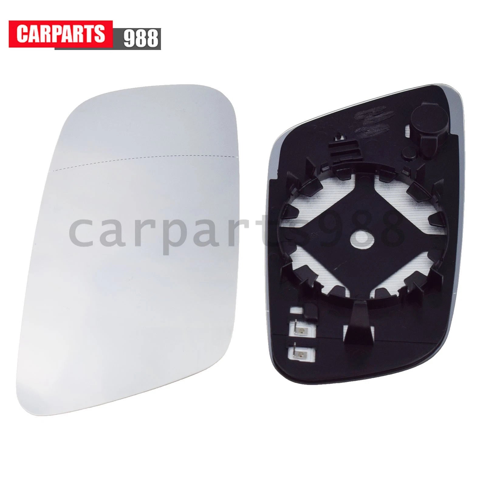 2Pcs Left Right Side Heated Mirror Glass For AUDI A3 A4 Avant A6 A8 8E0857536D 6B93BC-57
