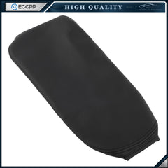Black PU Leather Center Console Armrest Cover For Toyota RAV4 2.5L 2019-2023 6B93BC-57