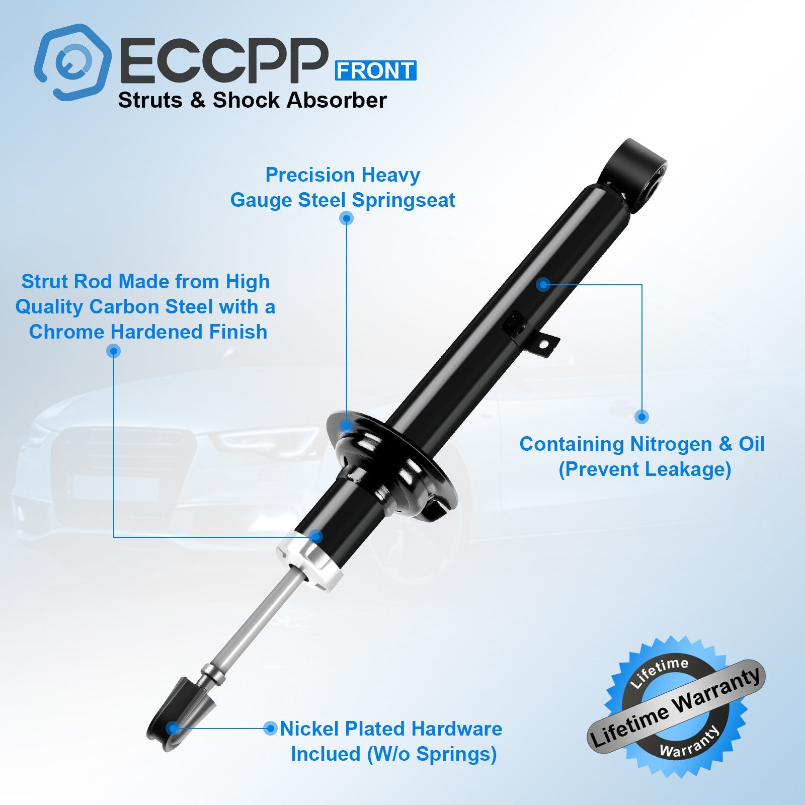 Front Rear Struts Shocks For 2006-2013 LEXUS IS250 IS350 RWD Left Right 6B93BC-57